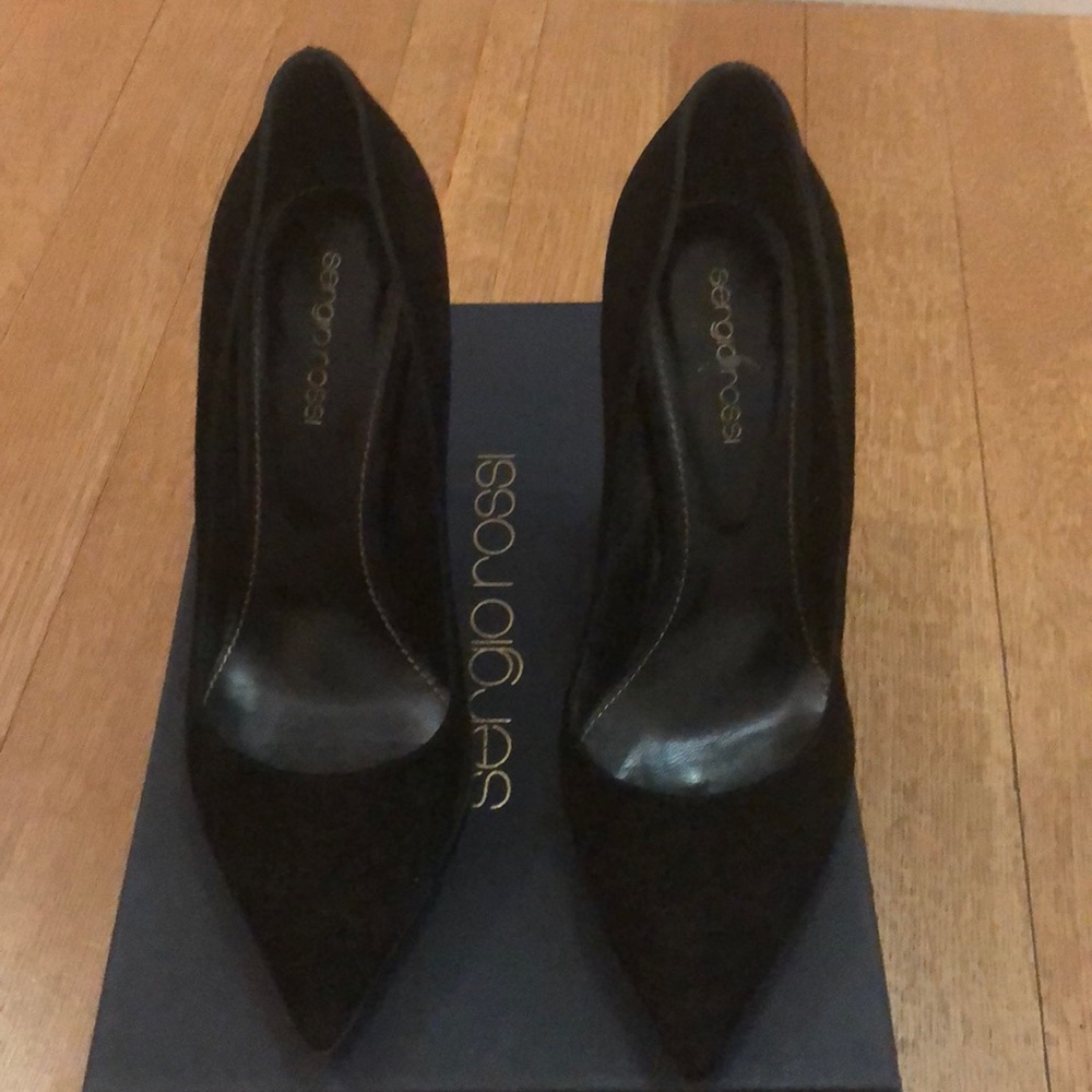 Sergio Rossi black piper pump
